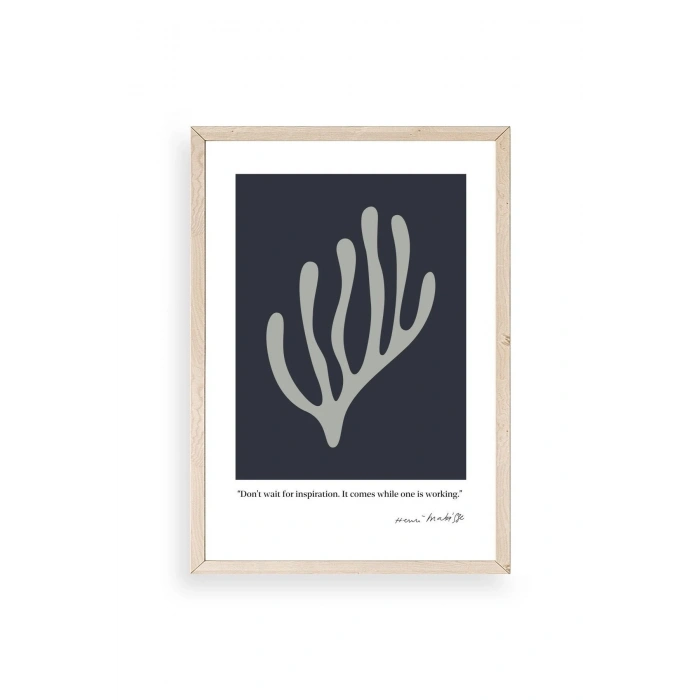 Henri Matisse Ahşap Çerçeveli Tablo 23 x 30