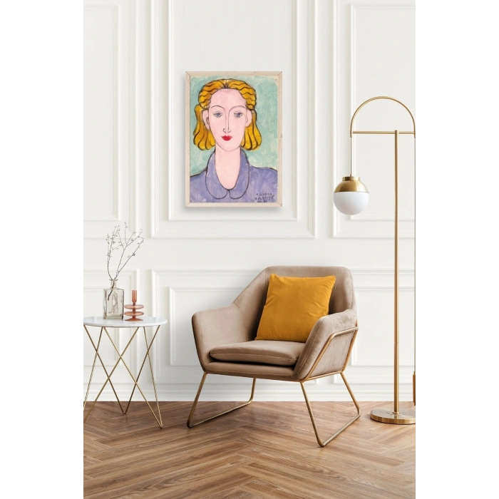 Henri Matisse Ahşap Çerçeveli Tablo 23 x 30