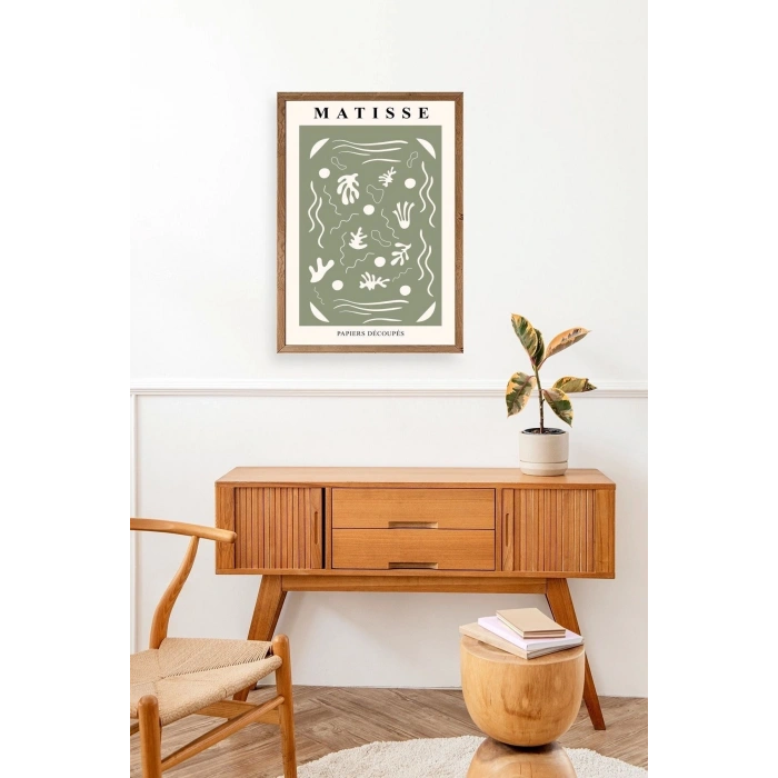 Henri Matisse Ahşap Çerçeveli Tablo 23 x 30