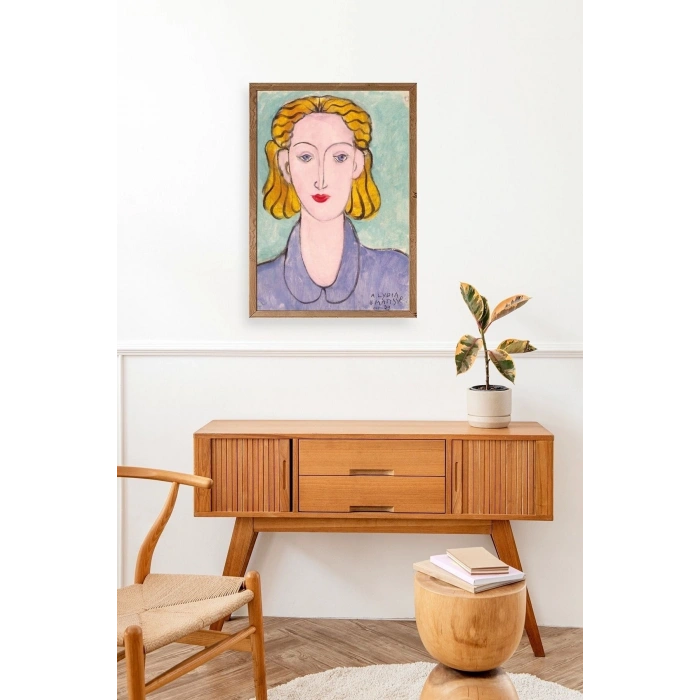Henri Matisse Ahşap Çerçeveli Tablo 23 x 30