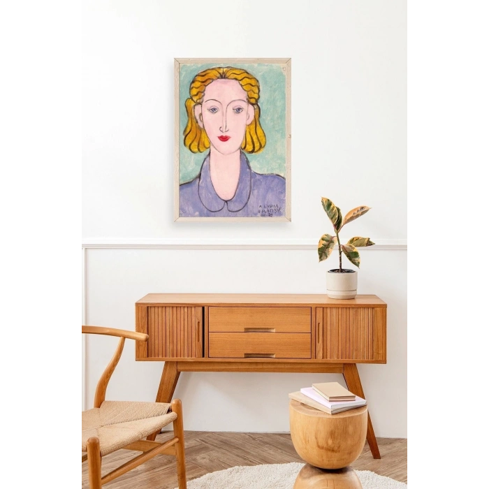 Henri Matisse Ahşap Çerçeveli Tablo 23 x 30