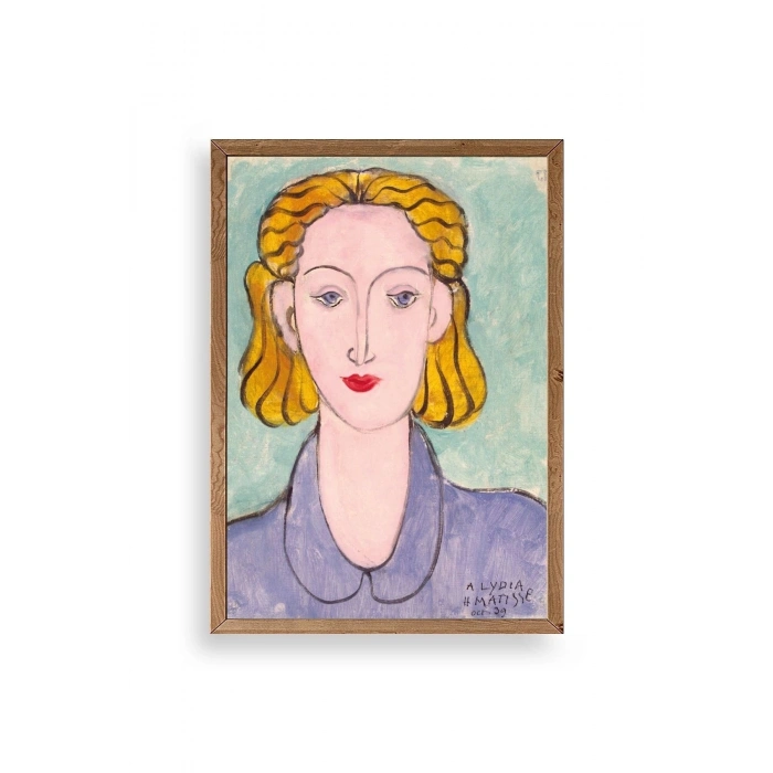 Henri Matisse Ahşap Çerçeveli Tablo 30 x 42