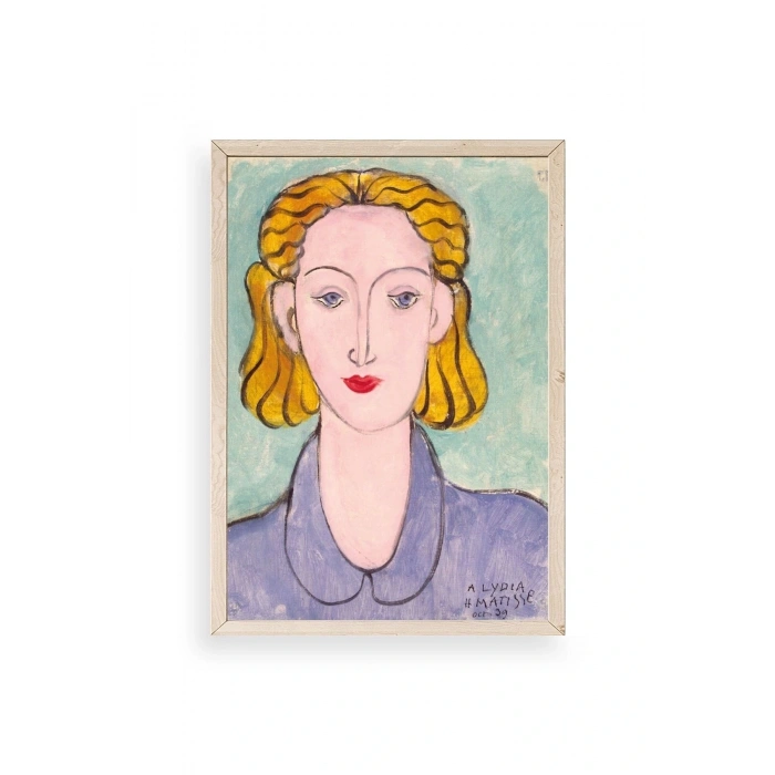 Henri Matisse Ahşap Çerçeveli Tablo 30 x 42