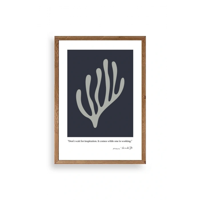 Henri Matisse Ahşap Çerçeveli Tablo 50 x 70