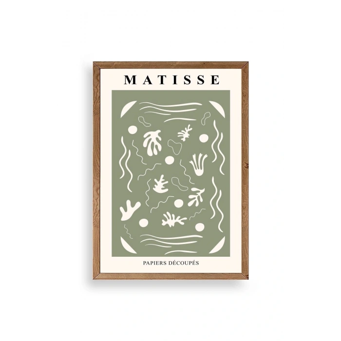 Henri Matisse Ahşap Çerçeveli Tablo 50 x 70