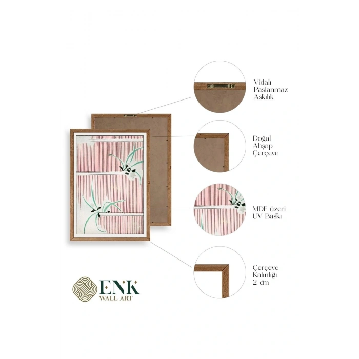 Henri Matisse Monet Ahşap Çerçeveli Tablo 30 x 42