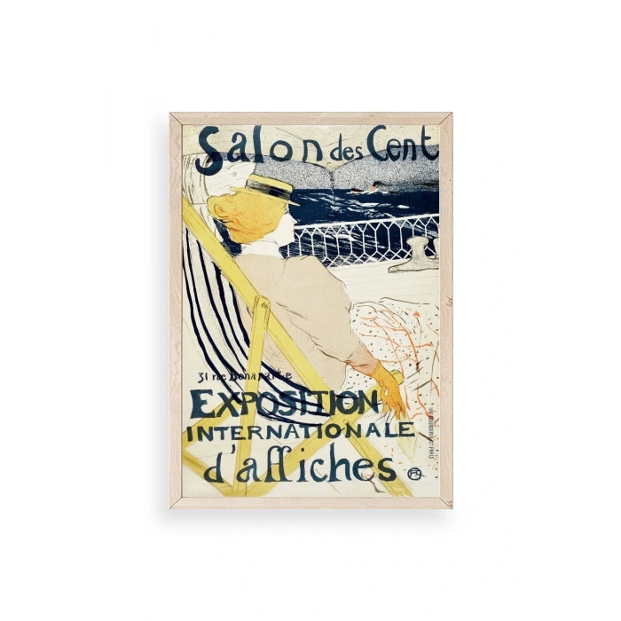 Henri Toulouse-Lautrec Ahşap Çerçeveli Tablo 17 x 23