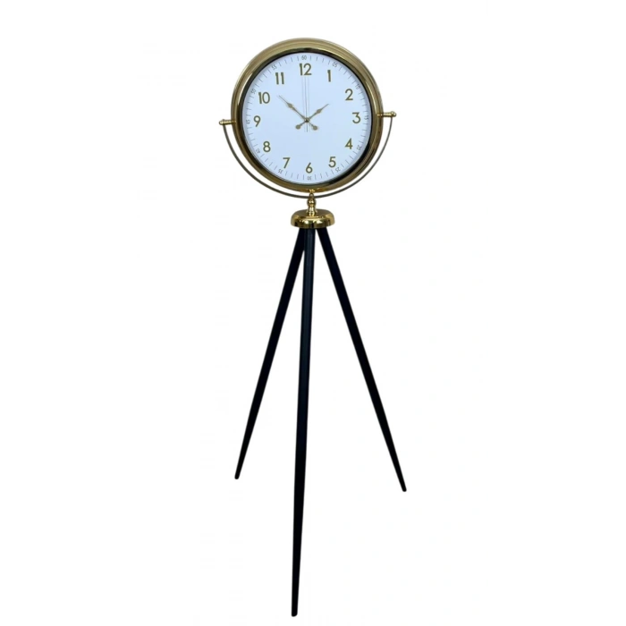 Heritage Gold Elegant Tripod Leg Clock