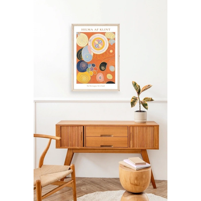 Hilma Af Klint Ahşap Çerçeveli Tablo 23 x 30