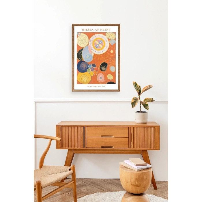 Hilma Af Klint Ahşap Çerçeveli Tablo 30 x 42