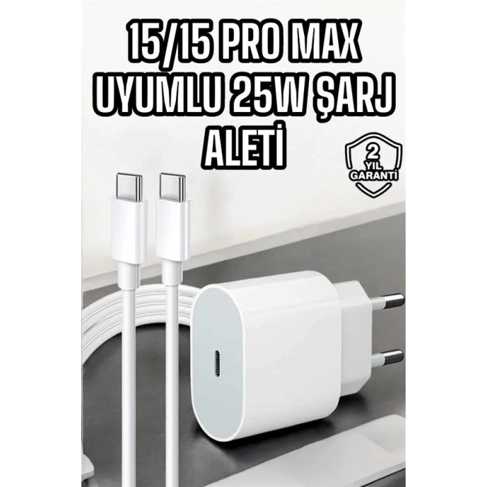 Hızlı Şarj Adaptörü Ve Kablosu 25w İos Uyumlu Type-c