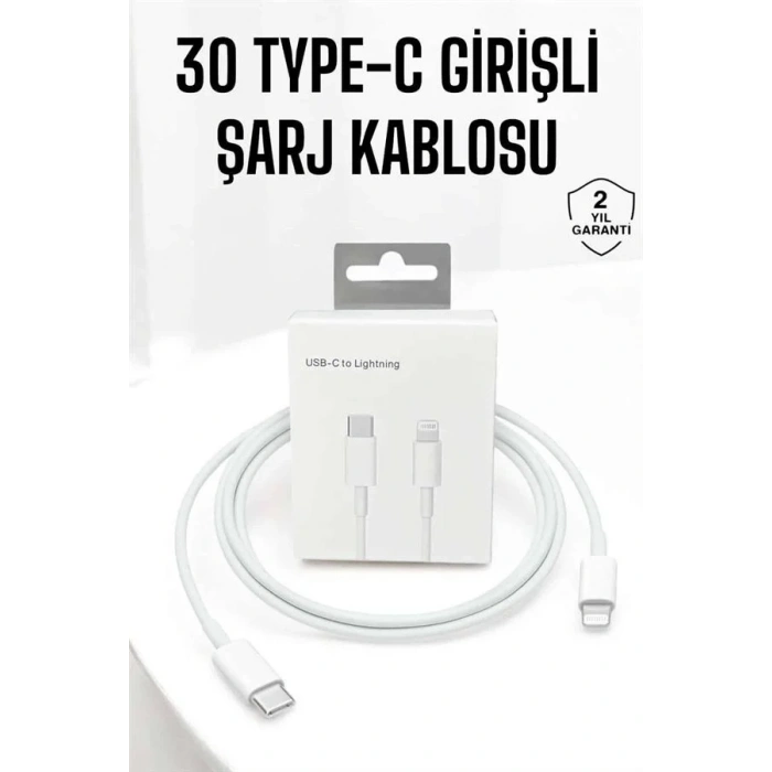 Hızlı Şarj Kablosu 30w Usb Type-c İphone Uyumlu