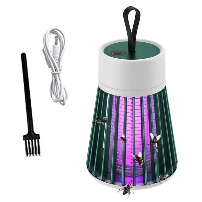 İç ve Dış Mekanlar İçin Şarjlı Sinek Öldürücü Sivrisinek Kovucu,UV Işıklı Sineksavar Taşınabilir Gece Lambası (5365)