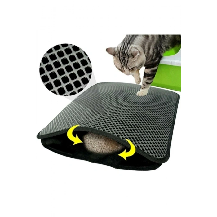 İki Katmanlı Elekli Kedi Kumu Paspası