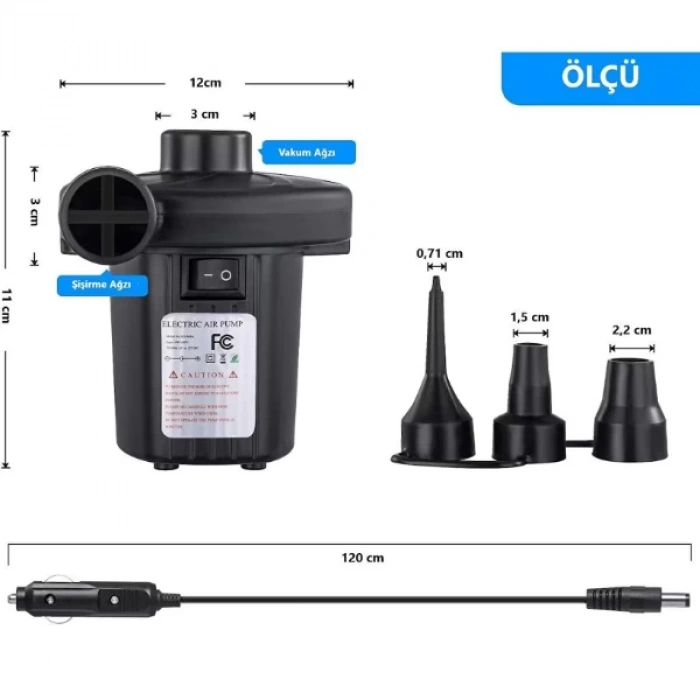 Двунаправленный электрический воздушный насос