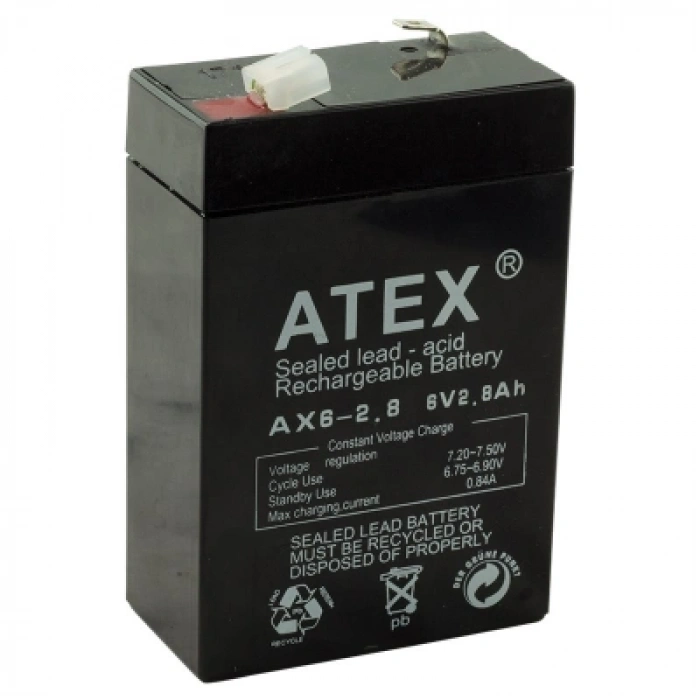 THIN BATTERY 6V 2.8AH AMPERE (5365)
