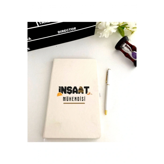 Inşaat Mühendisi Baskılı Defter Kalem Seti