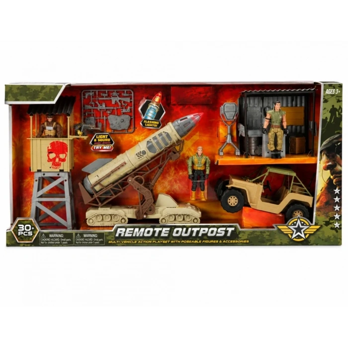Işıklı Oyun Seti The Corps Remote Outpost (sesli Model)