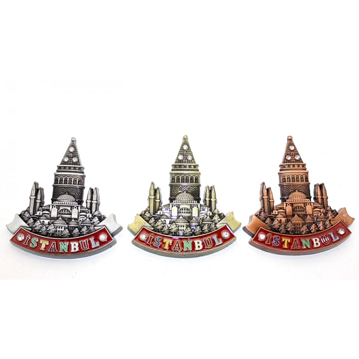Istanbul Themed Metal Magnet Model 1