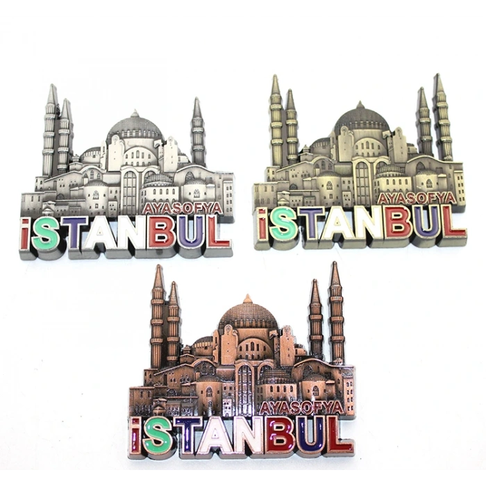 Istanbul Themed Metal Magnet Model 6