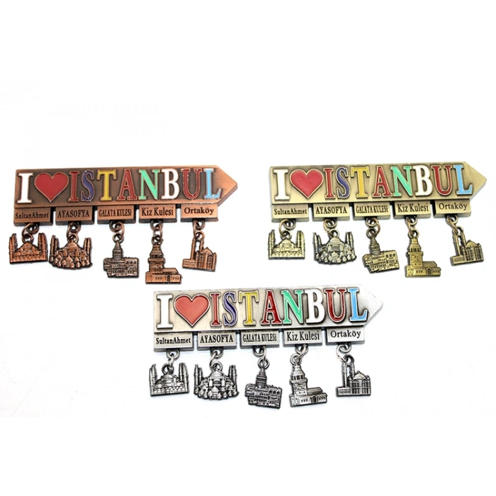 İstanbul Temalı Metal Magnet Model 7