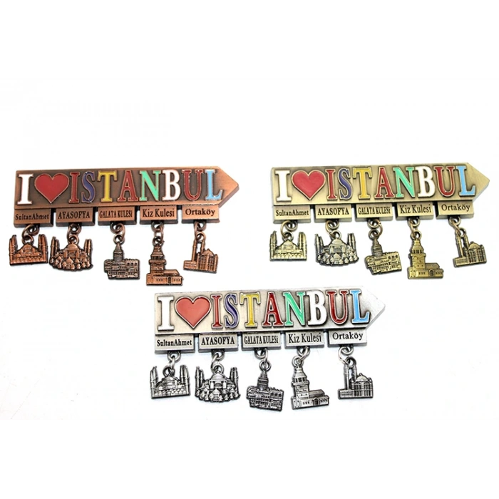 Istanbul Themed Metal Magnet Model 7