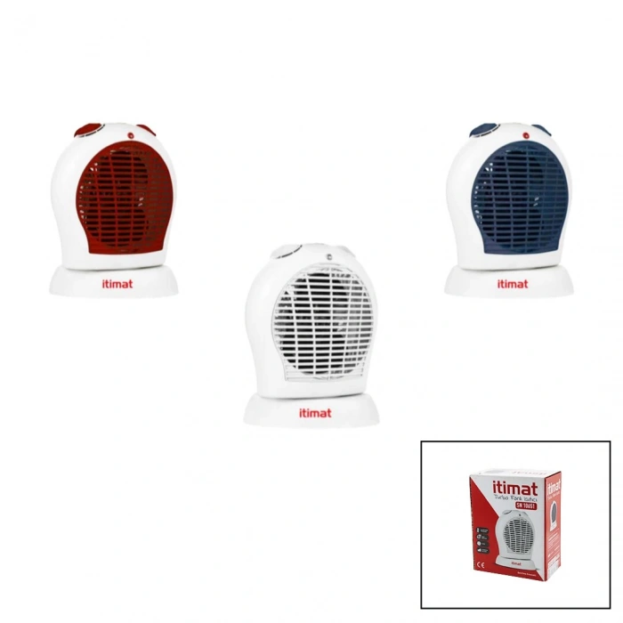 İTİMAT-10651 2IN1 = SOBA SICAK - SOĞUK TURBO FANLI ISITICI 2 KADEME SICAK - 1 KADEME SERİN 2000W (5365)