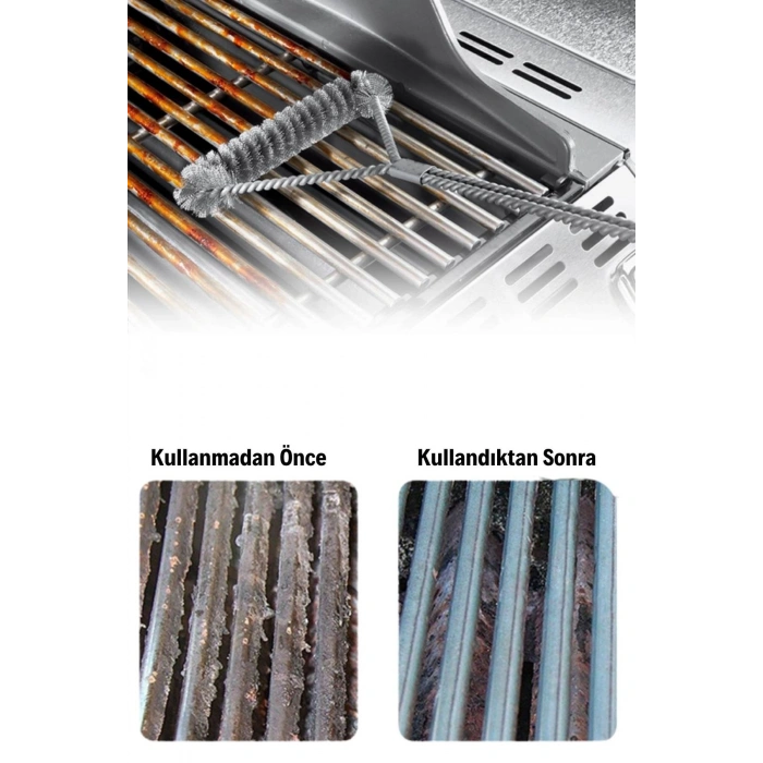 Izgara Tel Temizlik Fırçası