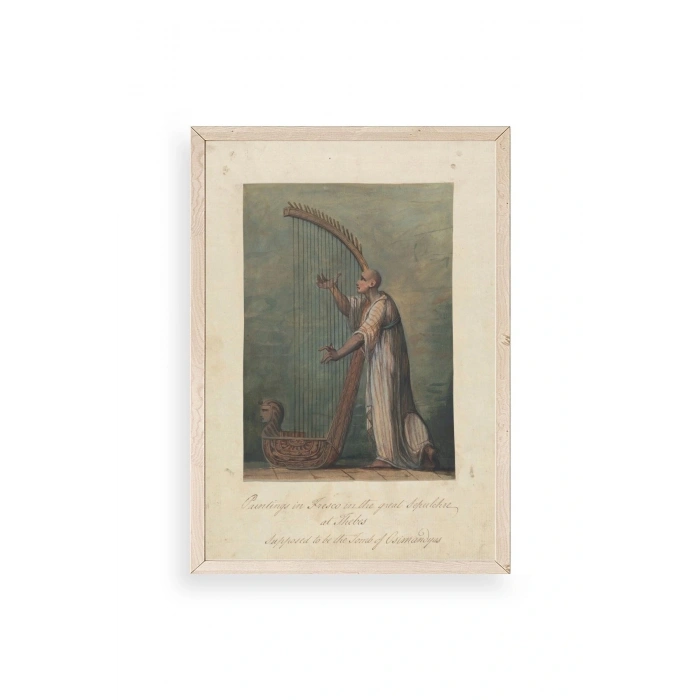 James Bruce Ahşap Çerçeveli Tablo 17 x 23