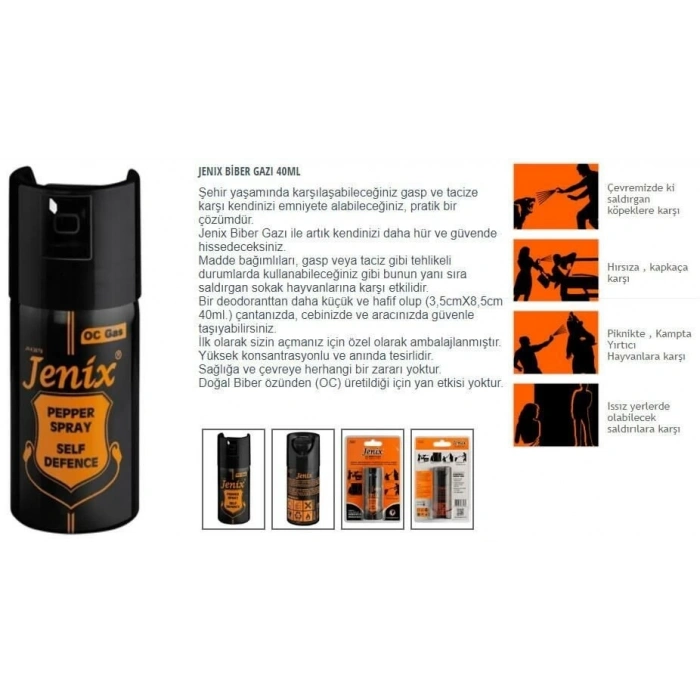 Jenix Biber Gazı 40ml OC Göz Yaşartıcı Sprey (5365)
