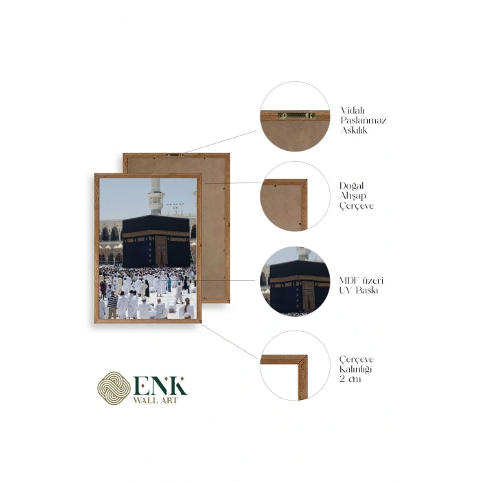 Kabe Ahşap Çerçeveli Tablo 50 x 70