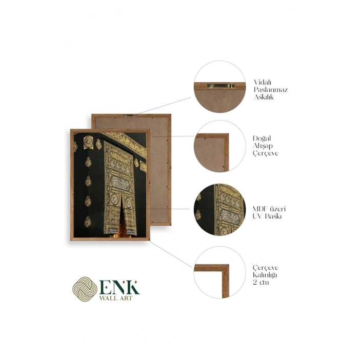 Kabe Ahşap Çerçeveli Tablo 50 x 70