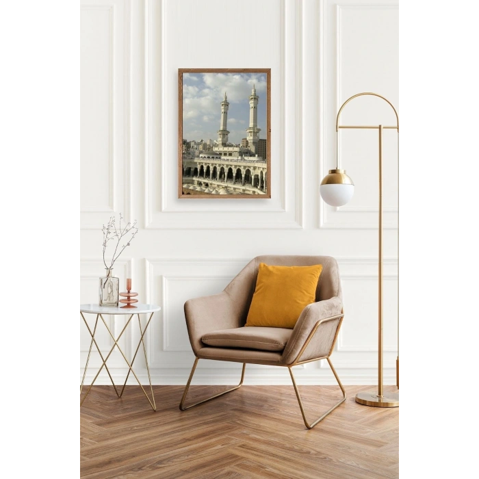 Kabe Camii Ahşap Çerçeveli Tablo 17 x 23