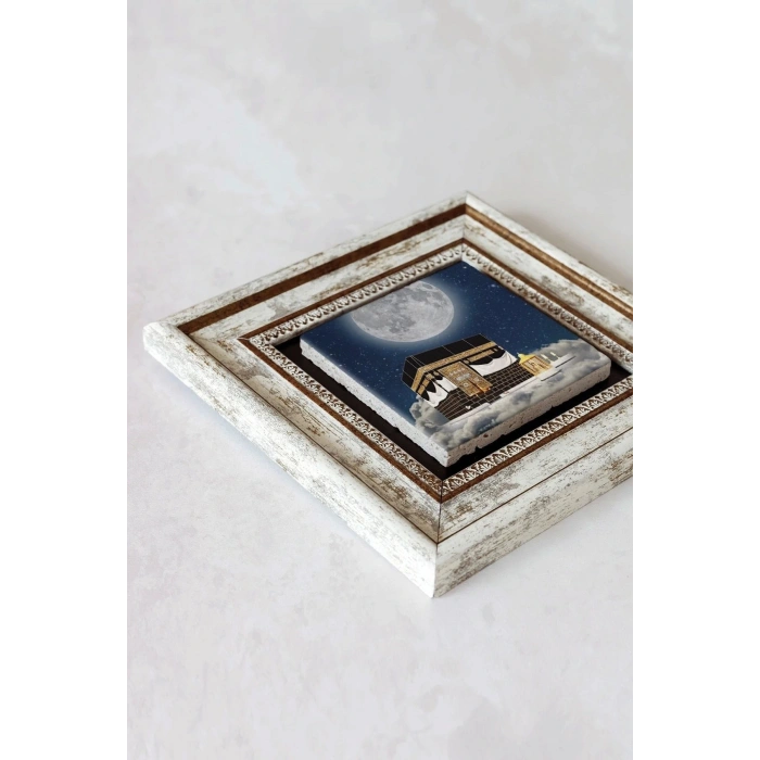 Kabe Çerçeveli Taş Tablo , Çerçeveli Taş Duvar Dekoru-enkcrcvtbl-00130 20 cm