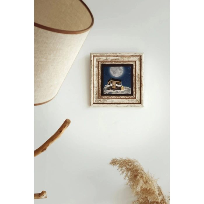 Kabe Çerçeveli Taş Tablo , Çerçeveli Taş Duvar Dekoru-enkcrcvtbl-00130 20 cm