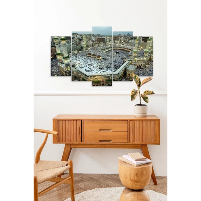 Kabe Manzarası 5 Parçalı Mdf Tablo 60 x 100