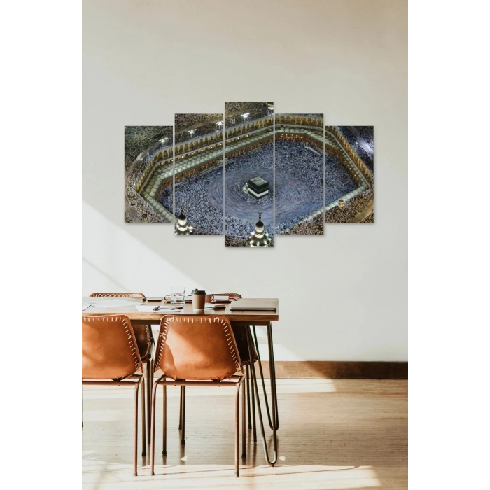 Kabe Manzarası 5 Parçalı Mdf Tablo 60 x 100