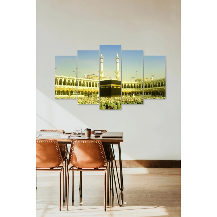 Kabe Manzarası 5 Parçalı Mdf Tablo 60 x 100