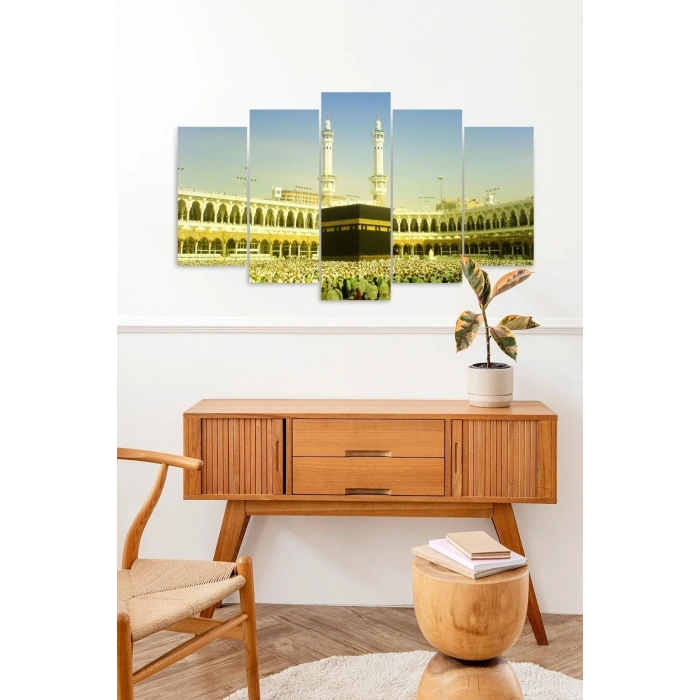 Kabe Manzarası 5 Parçalı Mdf Tablo 60 x 100