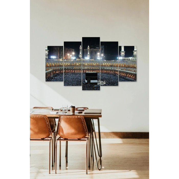 Kabe Manzarası 5 Parçalı Mdf Tablo 60 x 100