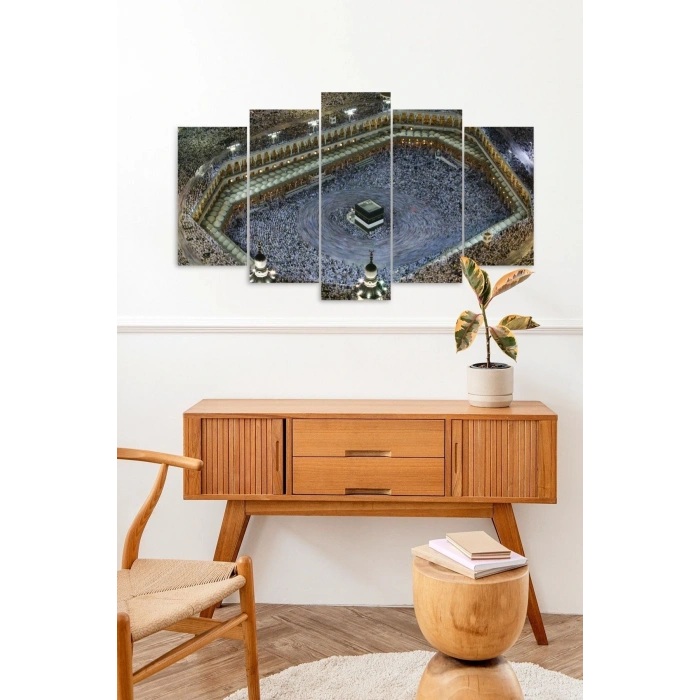 Kabe Manzarası 5 Parçalı Mdf Tablo 60 x 100