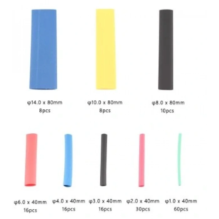 Cable Protective Sleeve Set 164 Pieces