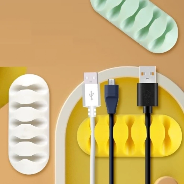 Kablo Tutucu 5 Kanallı 3lü Siyah (5365)