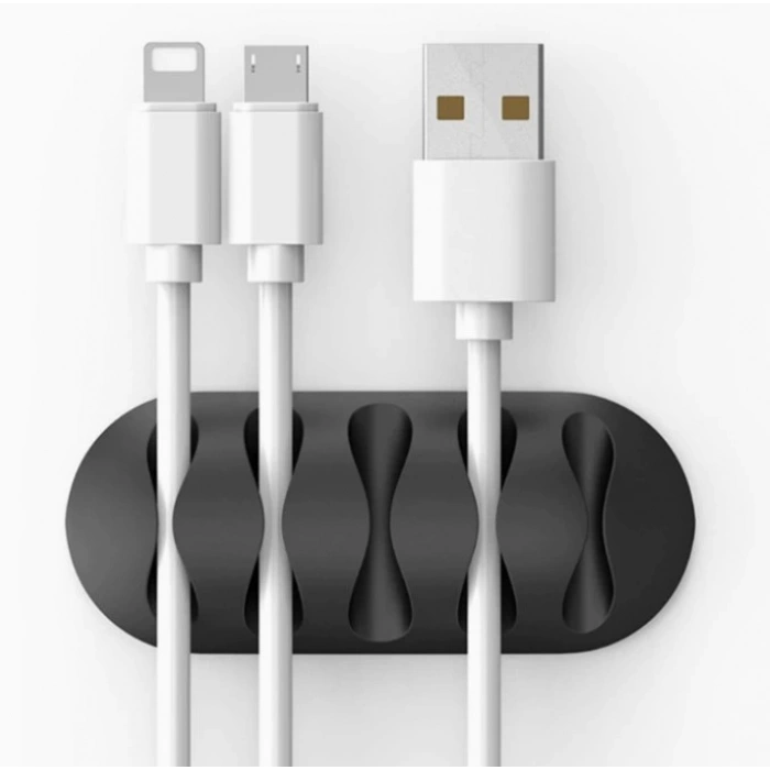 Kablo Tutucu 5 Kanallı 3lü Siyah (5365)