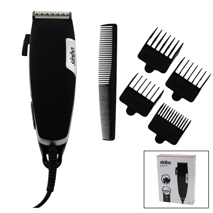 KABLOLU FİŞLİ  SAÇ SAKAL KESME TRAŞ MAKİNESİ  KOLLU TARAK AYARI  SHC-1901 (5365)