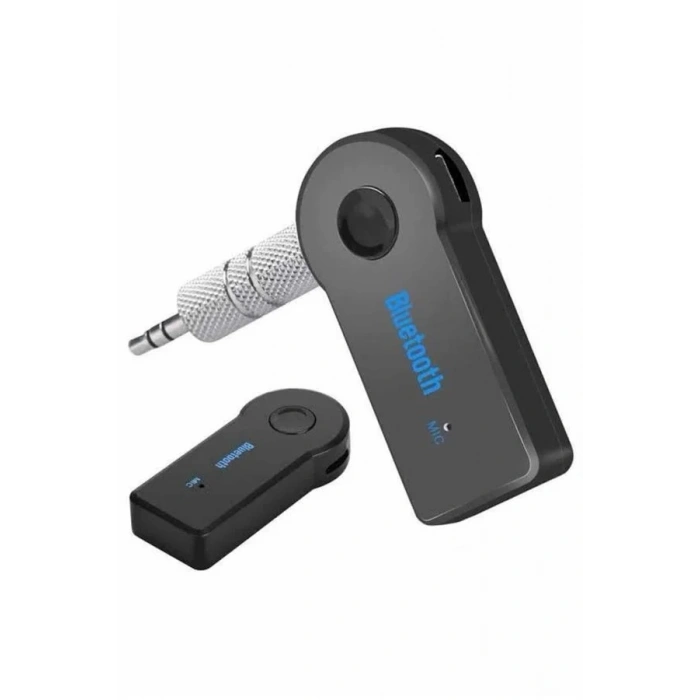 Kablosuz Bluetooth Aux Araç Kiti 3.5mm Uyumlu Siyah