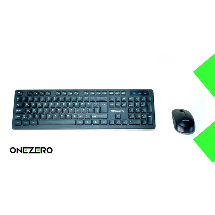 Kablosuz Ergonomik Klavye Mouse Seti 2.4ghz Usb