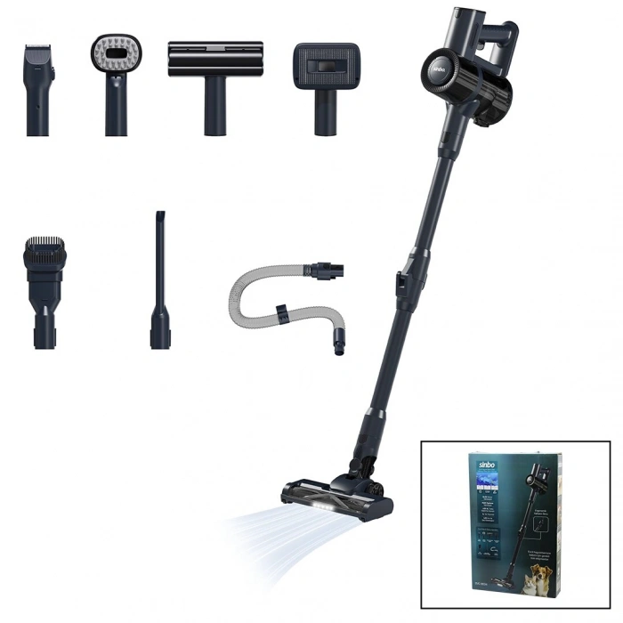 KABLOSUZ SARJLI SÜPÜRGE 1LT HAZNE DİKEY SARJ SVC-8634 (5365)