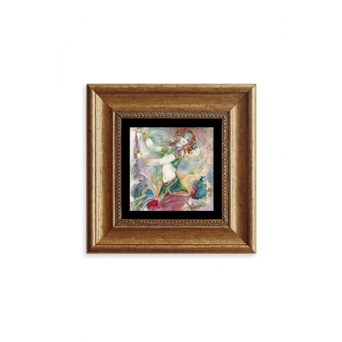 Kadın Çerçeveli Taş Tablo 20 cm