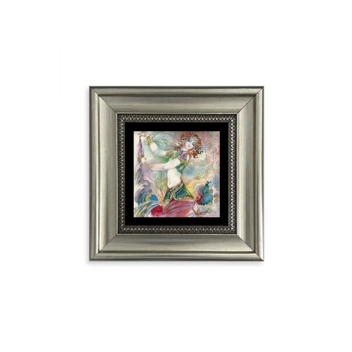 Kadın Çerçeveli Taş Tablo 20 cm